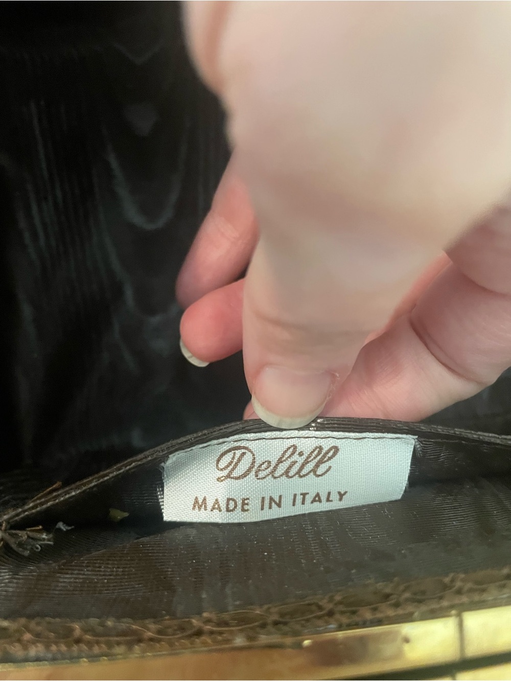 Vintage Delill Box Vanity Handbag - Picture 4 of 4